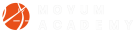 Logo Movum Academy transparant witte letters